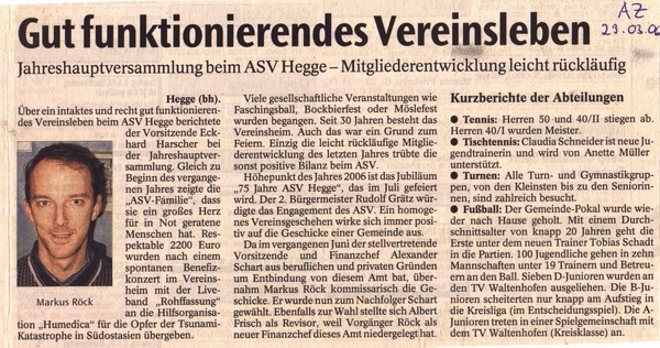 Bericht der Allguer Zeitung vom 29.03.2006.