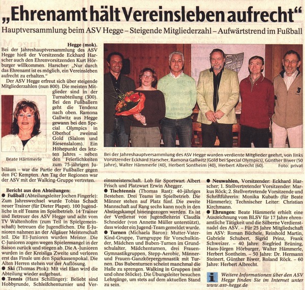 Bericht der Allguer Zeitung vom 28.03.2007.