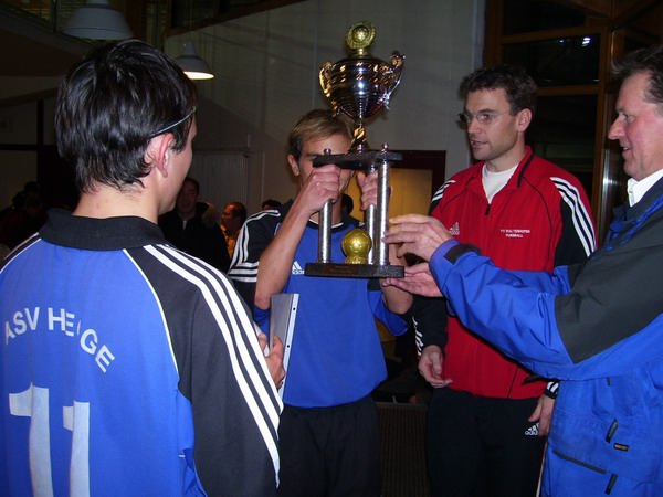 Das Siegerteam des ASV Hegge am 14.01.2008.